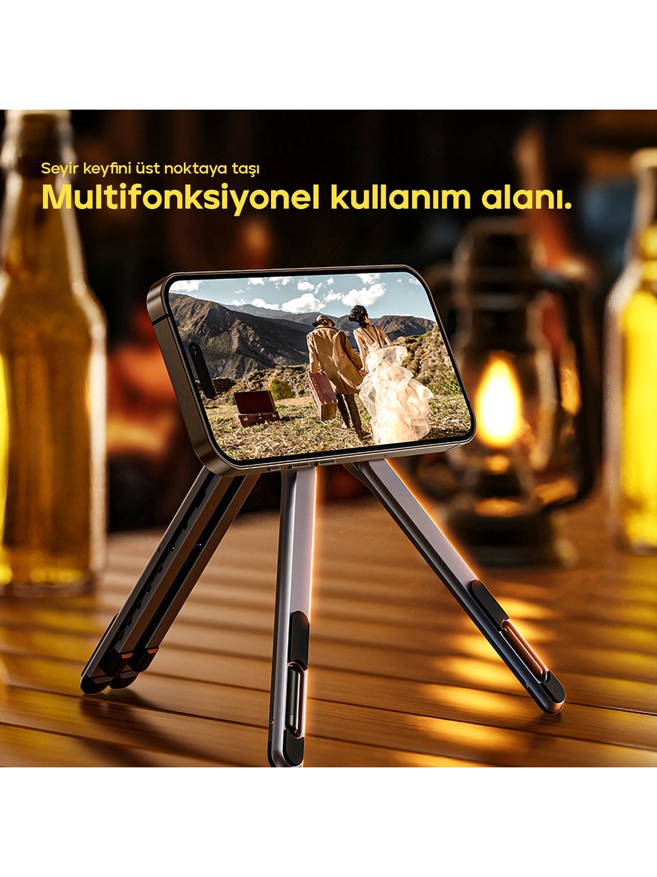 Premium Manyetik 3’ü 1 Arada Stand