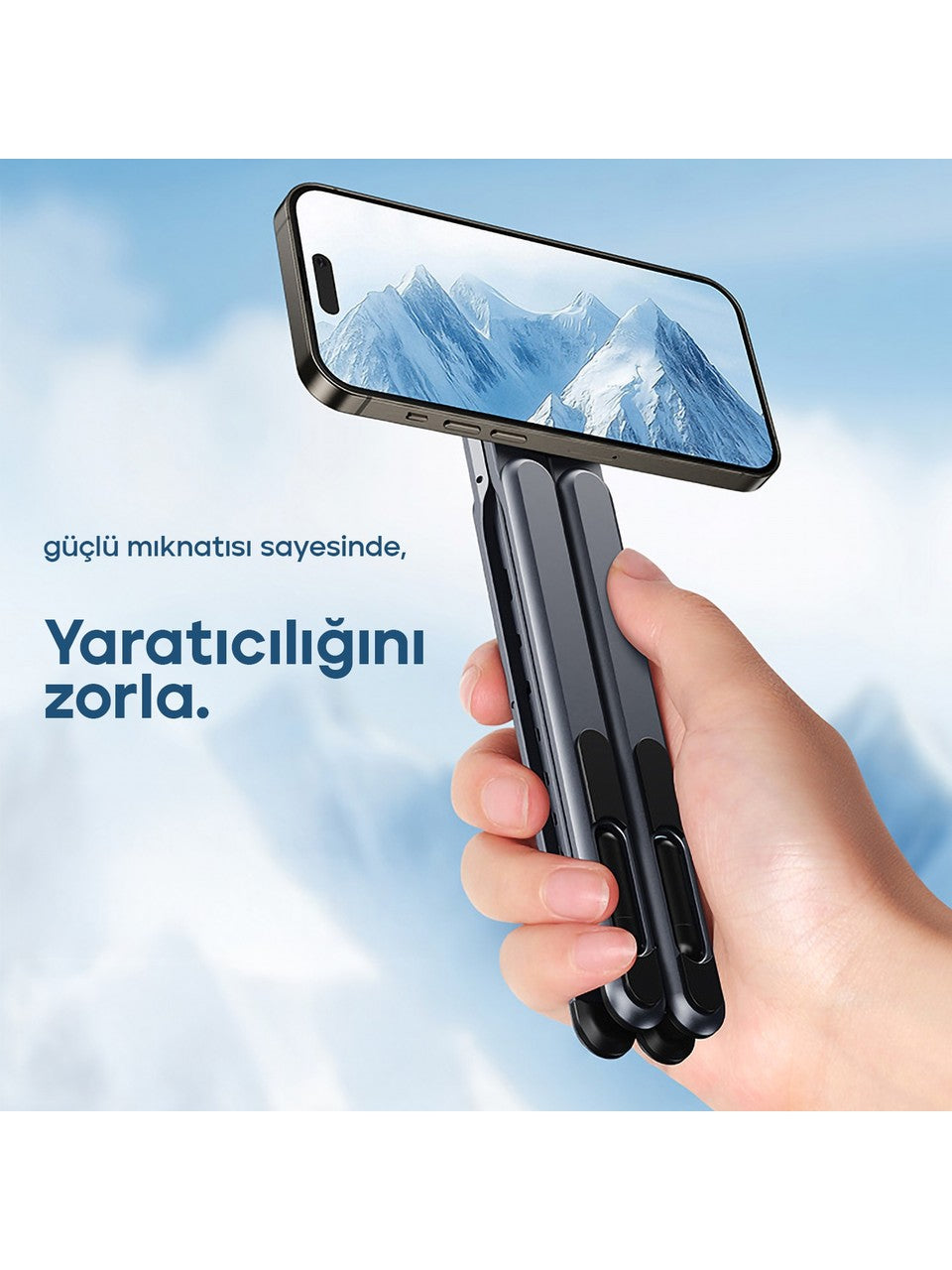 Premium Manyetik 3’ü 1 Arada Stand